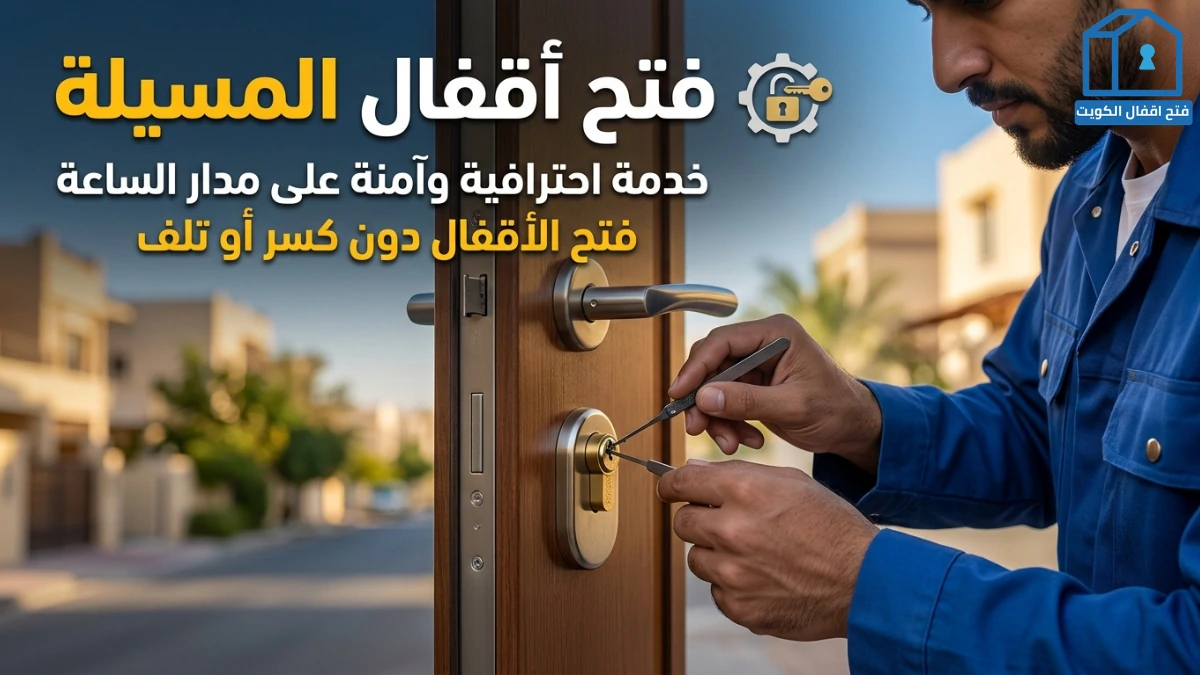 فني متخصص في فتح الاقفال