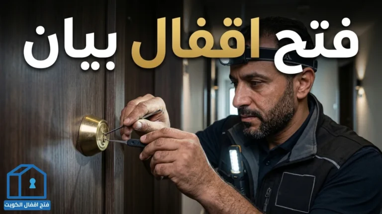 فتح اقفال احترافي بيان